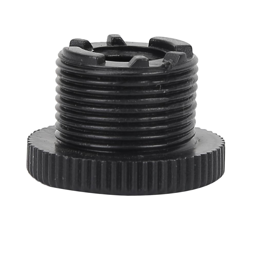 10 PCS Plastic Shock Proof 5 8  Male to 3 8  Female Screw Thread Adapter for Microphone Stand