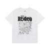 Spider Web Print Loose Fit Unisex Streetwear Short Sleeve T-Shirt Casual Cotton Tee Teens