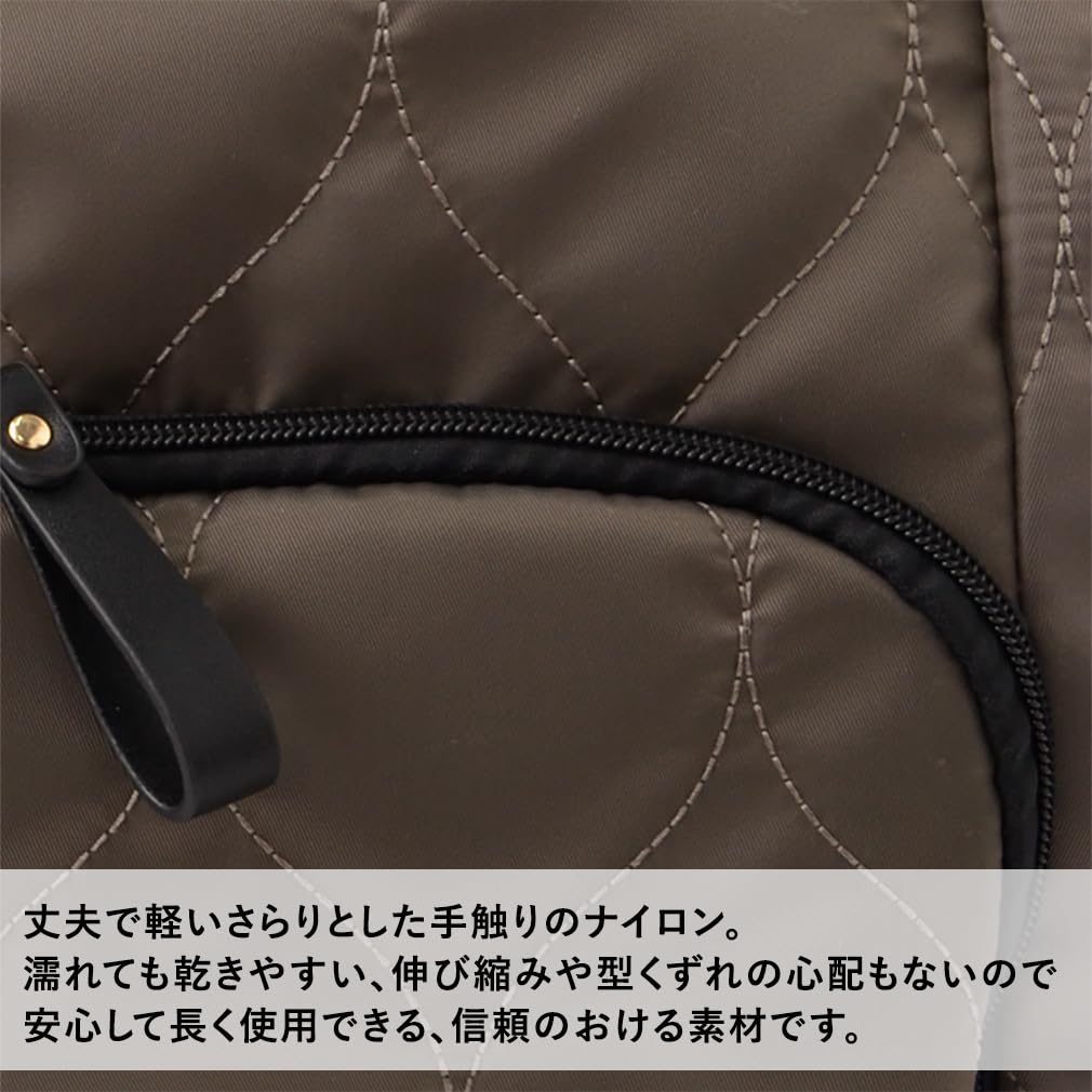 Gratante Bag Tote elegantă, ușoară, matlasată, din nailon, geantă A4, geantă patted, geantă Boston, geantă pentru mamă, geantă mare, geantă de călătorie, geantă ușoară pentru tată [Gratante]