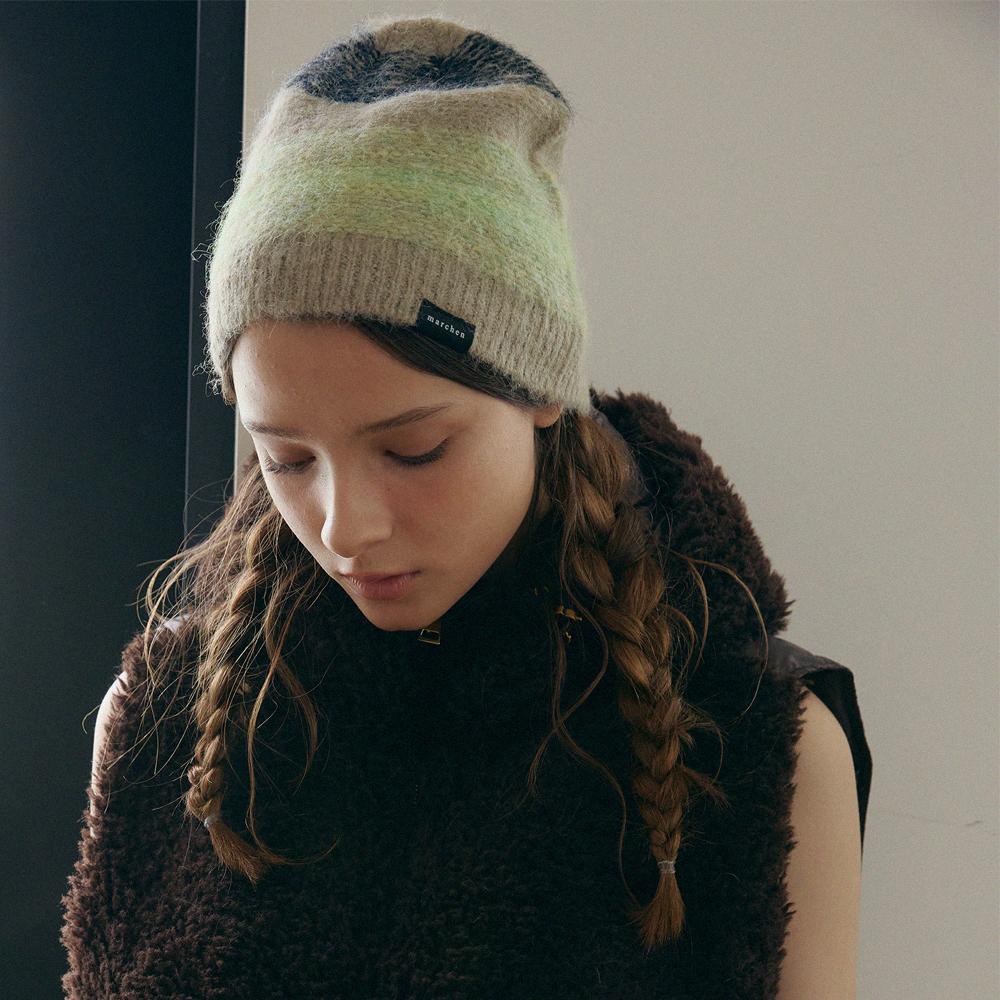 Meleuhen Gradation Knit Beanie_4Color