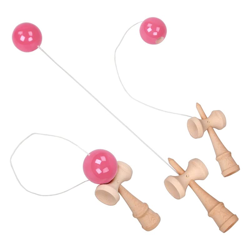 Kendama Certified Japan Association Is Skill Toy Made Wood Childrens Fitness Leisure. It Can Be Used Practice Competitions Classes Schools. (pink).