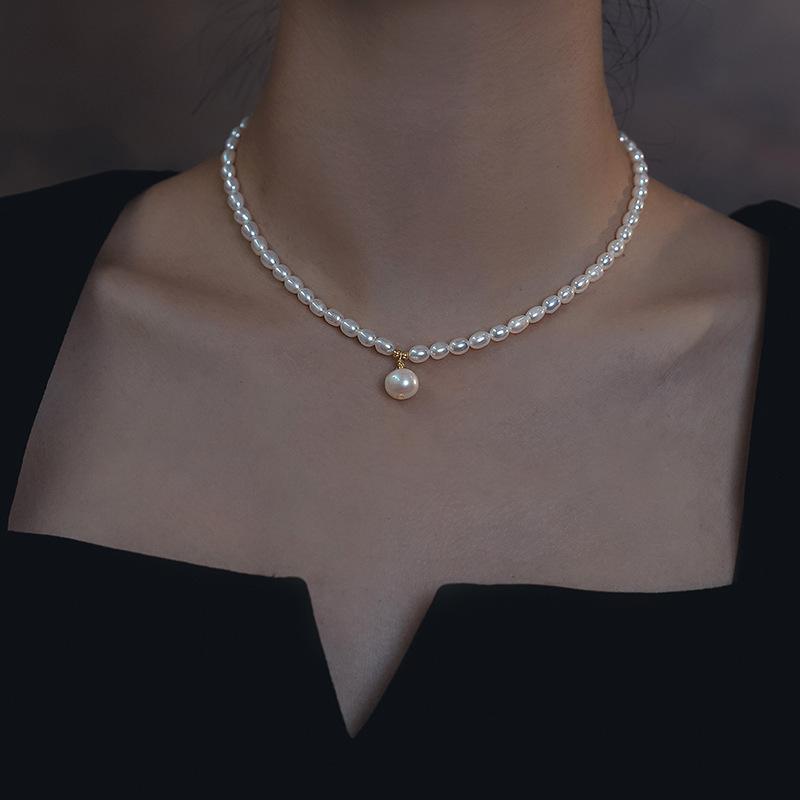 

100% Natural Bright Freshwater Pearl 14K Gold Filled Female Chains Necklace For Women Mother s Day Gifts Never Fade