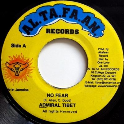 7-Zoll Schallplatte ADMIRAL TIBET - Keine Angst KEINE Al.Ta.Fa.An. 2003 Jamaika Reggae, Ska & Dub Gebraucht