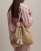 Sumwin 26315 sekk-ryggsekk lys beige strå