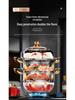 316 Stainless Steel Multi-Layer Steamer Pot: Food-Grade, Thickened Soup Pot for Induction Cookers