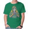 Unisex Crew Neck T-Shirt Glam Rock Elf Graphic Short Sleeve Casual Tee