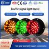 100mm LED Traffic Signal Light - Green Pixel Tube, Single Red-Green Head