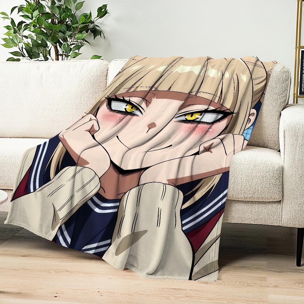 Flannel Toga Warm Comfort Soft Plush Blanket for Sofa h-Himiko Living Room Anime Office Fanart  Bedroom Travel Kawaii Girl Gift
