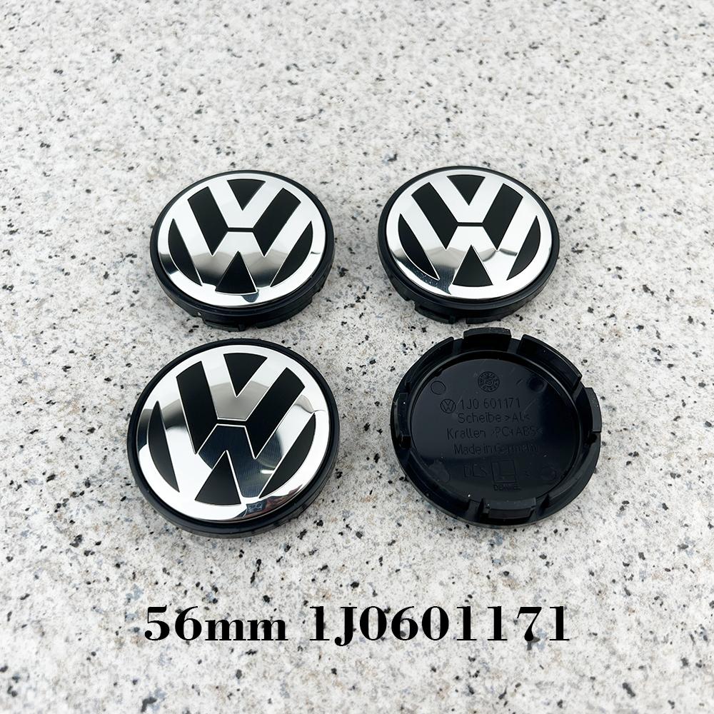 UDXKW1 4pcs 55mm 56mm 65mm Car Wheel Center Hub Caps Cover for VW Volkswagen Golf Polo Passat Touran GTI CC B5 B6 Jetta accessories