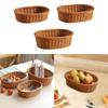 Imitation Rattan Basket for Organizing Decor Perfume Tray Shelf Bathroom Vanity