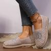 Winter new plus cotton cloth shoes fashion leisure printing women's single shoes soft comfortable lightweight fisherman boots