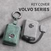 3 Button Leather Car Key Case Cover for Volvo S60 S90 XC40 XC60 XC90 V60 V90 T6 T8 Auto Key Shell Protection Accessaries