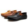 Plus Size Split Lær Sko Herre Loafers Komfortable Fritidssko Herre Flats Mokkasiner Herre Fottøy