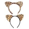 Tiara Orelhas de Gatinho Adereços para Fotos Aro de Cabelo Peludo Faixa de Cabeça Peça de Cabeça para Festa Faixas de Cabeça Divertidas para Festival de Música