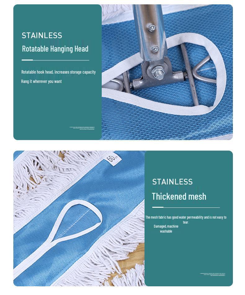 Versatile Flat Dust Mop for Hotels and Homes - Large Size