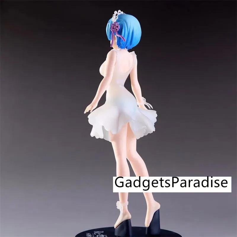 23cm Anime Re:Life in a different world from zero Rem Ram PVC Figure Model Collectible Toy