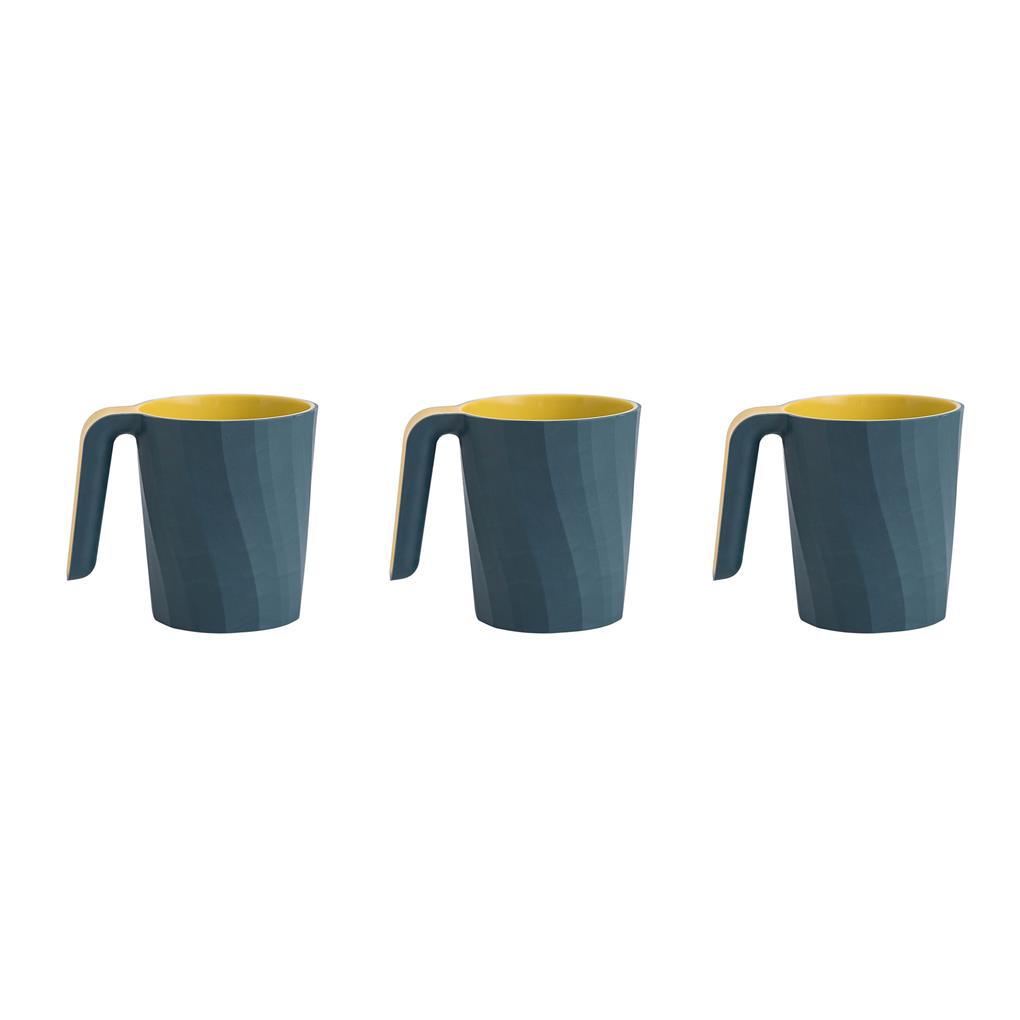 2/3 Tooth Cup Plastic Anti-slip Tooth Mug 301 To 400ml Bathroom Toothbrush Holder Washing Cup  Light Blue