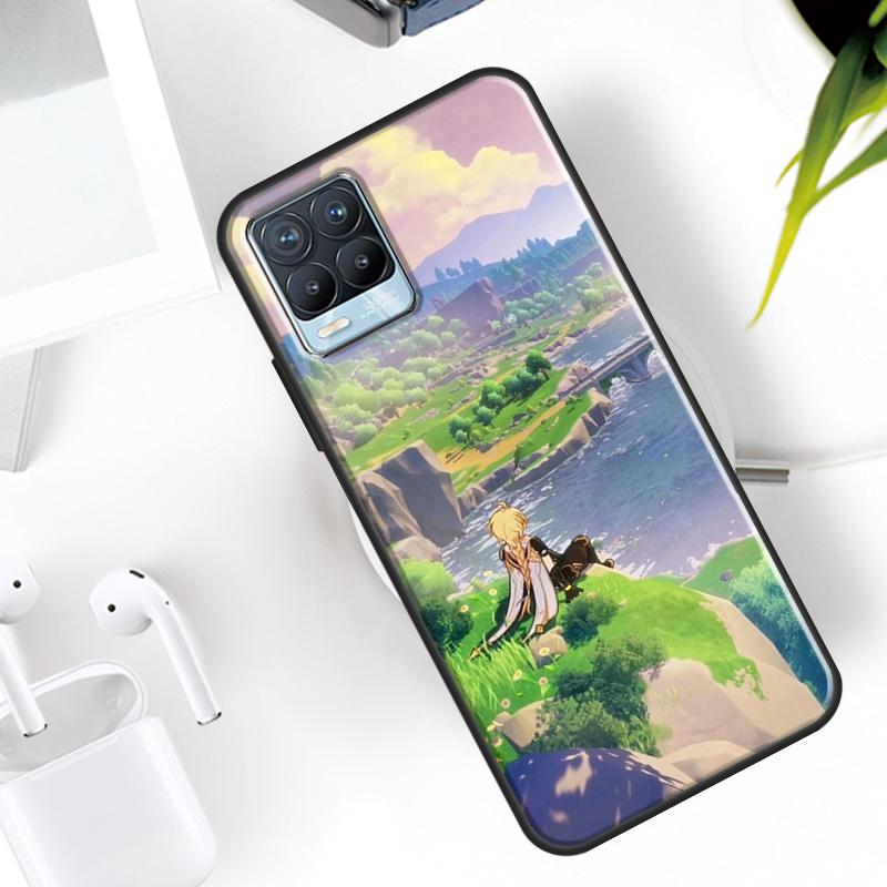 Anime Game Genshin Impact Case For Realme 15 11 12 13 14 Pro Plus C53 C55 C51 C25 C63 C61 C65 C67 C71 C75 GT6 GT7 Pro