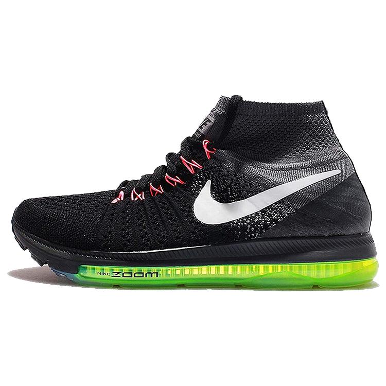 Nike Zoom All Out Flyknit Черный Белый Вольт Женский 845361-002 42