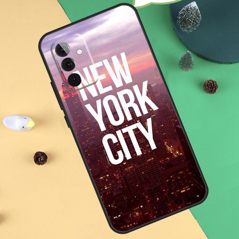 New York City Funda For Samsung Galaxy A35 A55 A15 A25 A53 A33 A13 A52 A32 A12 A51 A71 A14 A34 A54 Case