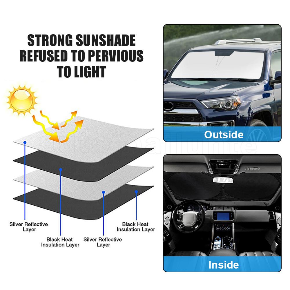 For Toyota RAV4 2022 2023 SUV Hybrid Car Front Windshield Sunshade Cover