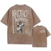 Retro Rock Arctic Monkeys Musikalbum Grafik T-Shirt Herren Vintage Washed Oversized Kurzarm T-Shirt Y2k Hip Hop Streetwear