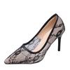 Fashion Breathable Lace Mesh High Heels Women's 2025 New Summer Niche Temperament Pointed Toe Stiletto Single Shoes