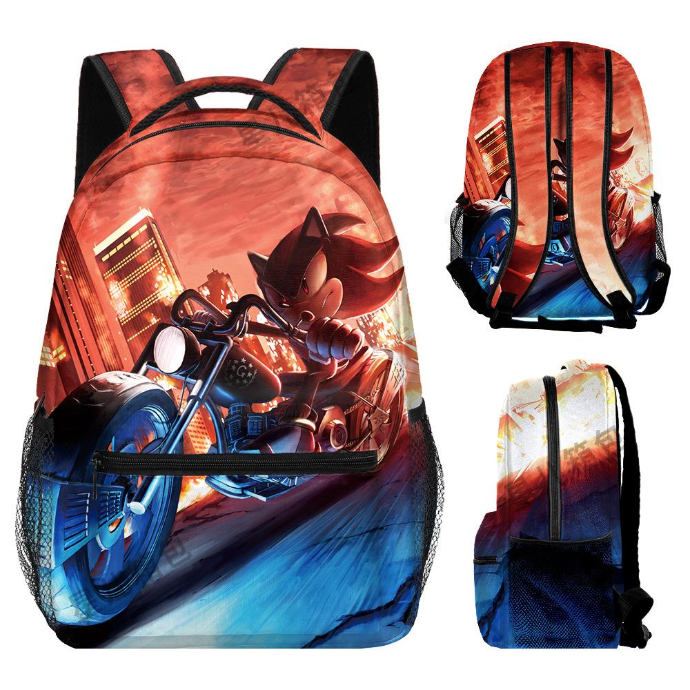 Source Backpack Sonic Primary And Secondary School School Bag Children'S Backpack Backpack Cartoon Bag