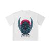 260 GSM Double Yarn 32 Count 100% Cotton Demon Slayer V29 Inosuke Print Unisex Heavy Cotton T Shirt