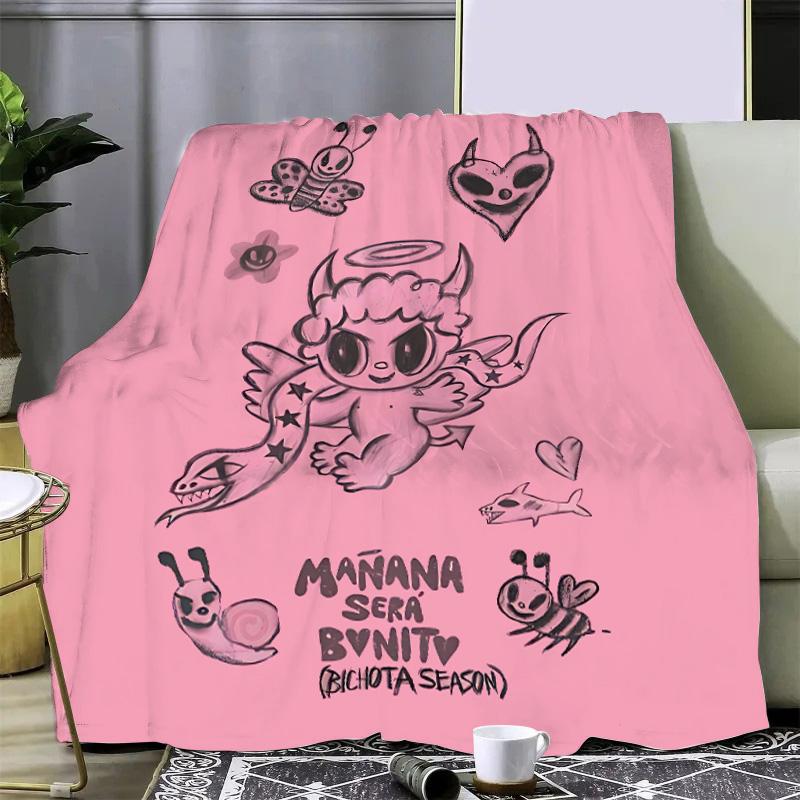 Karol G Manana Sera Bonito Printed Blanket Picnic Blankets Warm Blanket Soft and Comfortable Blanket Home Travel Birthday Gift