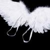 White Swallow Angel Feather Wings Adjustable Elastic Strap Kid Costume Party Supplies for Holiday Decor