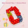 1pc Number Candy Box Snack Box Creative Graduation Fruit Platter Sum Snack Plate