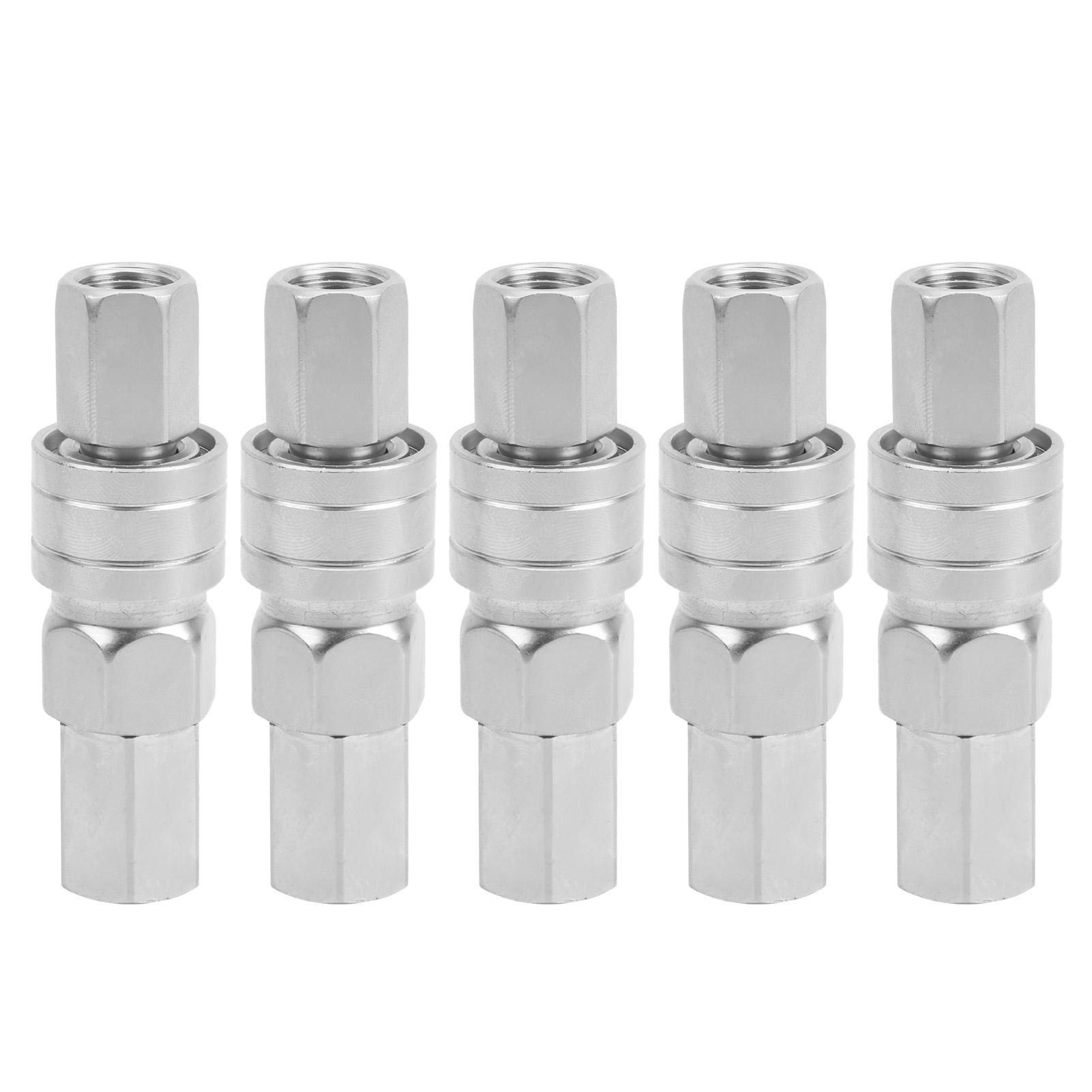 

1 Set Air Quick Connector Pneumatic Pipe Self Locking Carbon Steel Fitting SF20+PF20