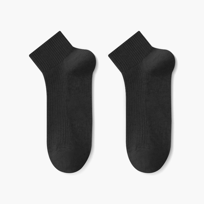 Men's Summer Thin Mesh Cotton Breathable Sweat Absorbing Deodorant Socks