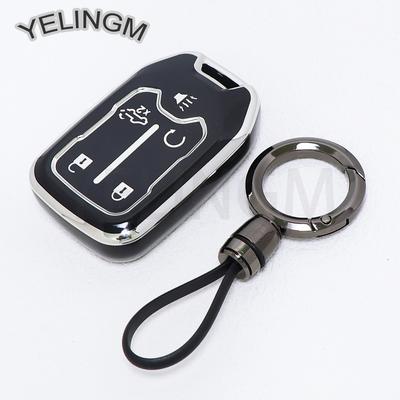 5/6 Button Shell Fob Cover Holder For GMC Sierra Acadia Terrain Yukon for Chevrolet Silverado Suburban Tahoe  Car Key Case Smart