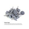 Cylindrical Sanding Head with Handle for Electric Grinder - Jade Carving and Polishing Tool