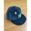 Used New PACKER X NEW ERA New York Yankees 59FIFTY Corduroy Cap Navy 7 1/4
