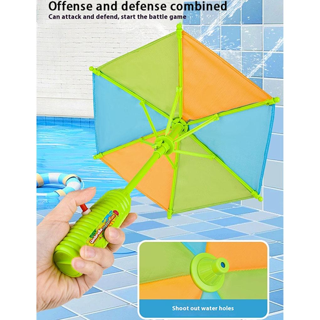 ABS Kids Water Sprayer Fun Umbrella Shaped Water Gun For Water Fight Umbrella-shaped Water Gun Beach