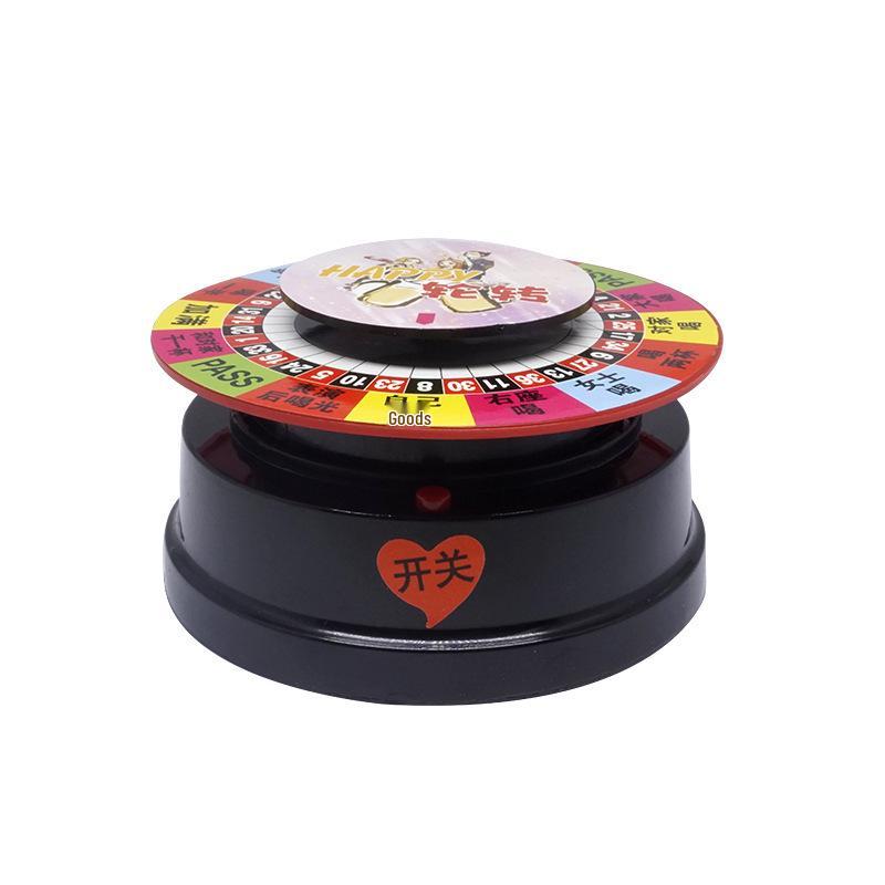 Electric Drinking Game Spinner: New Year Party Russian Roulette Wheel for Bar and KTV Entertainment