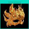 Máscara Estilo Chinês com Rosto de Kirin Mítico para Halloween e Festivais