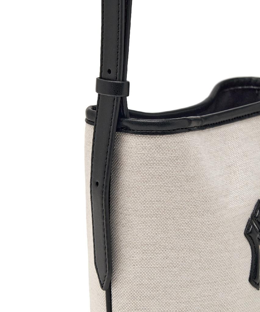 Mlb Basic Canvas Mini Bucket Bag Ny (Ivory)