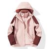 Outdoor Mountaineering Suit Jacket Three-in-one Detachable Wind-proof Waterproof Female Coat Couple Fleece Two-piece Suit