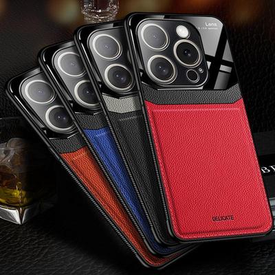 iPhone 17 Pro Max Leather Texture Phone Case - Compatible with Apple Models 12 To 16, XS, 13, 14, and 15.