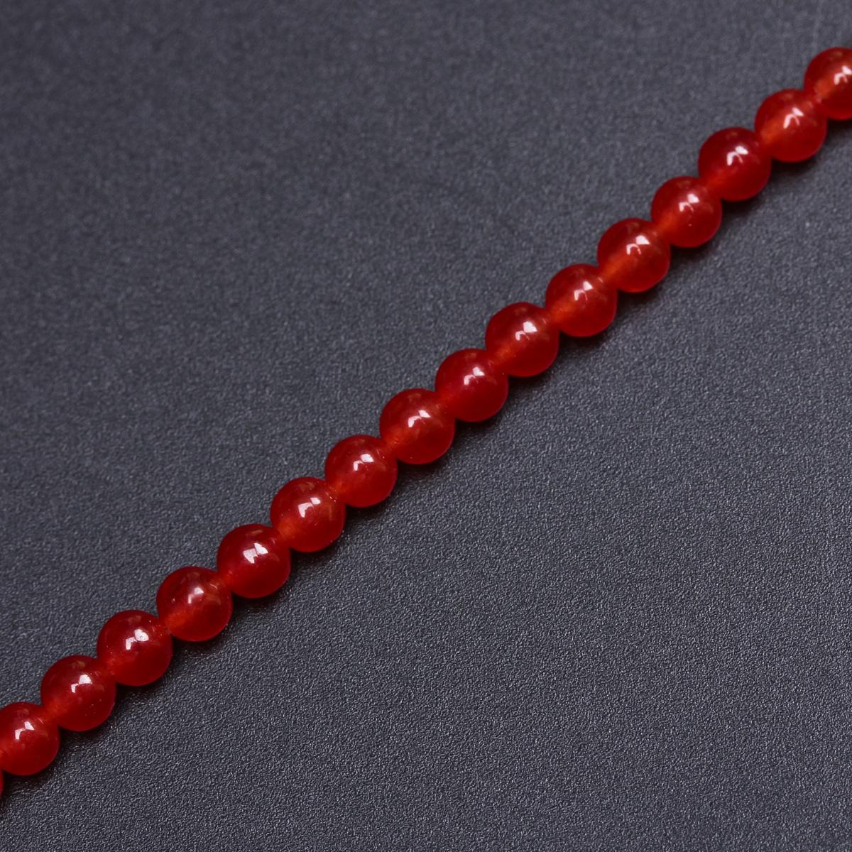

4/6/8 мм бусины из натурального камня 1 нить круглые свободные бусины красный сердолик агат для изготовления ювелирных изделий DIY браслеты ручной работы 6mm About 60-65Pcs