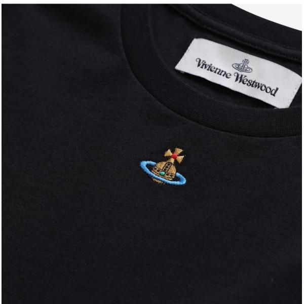 Vivienne WeStwood Galleria Vivienne WeStwood 3g010017 J001m N401 Orb Logo Embroidery Peru Women S Short Sleeve