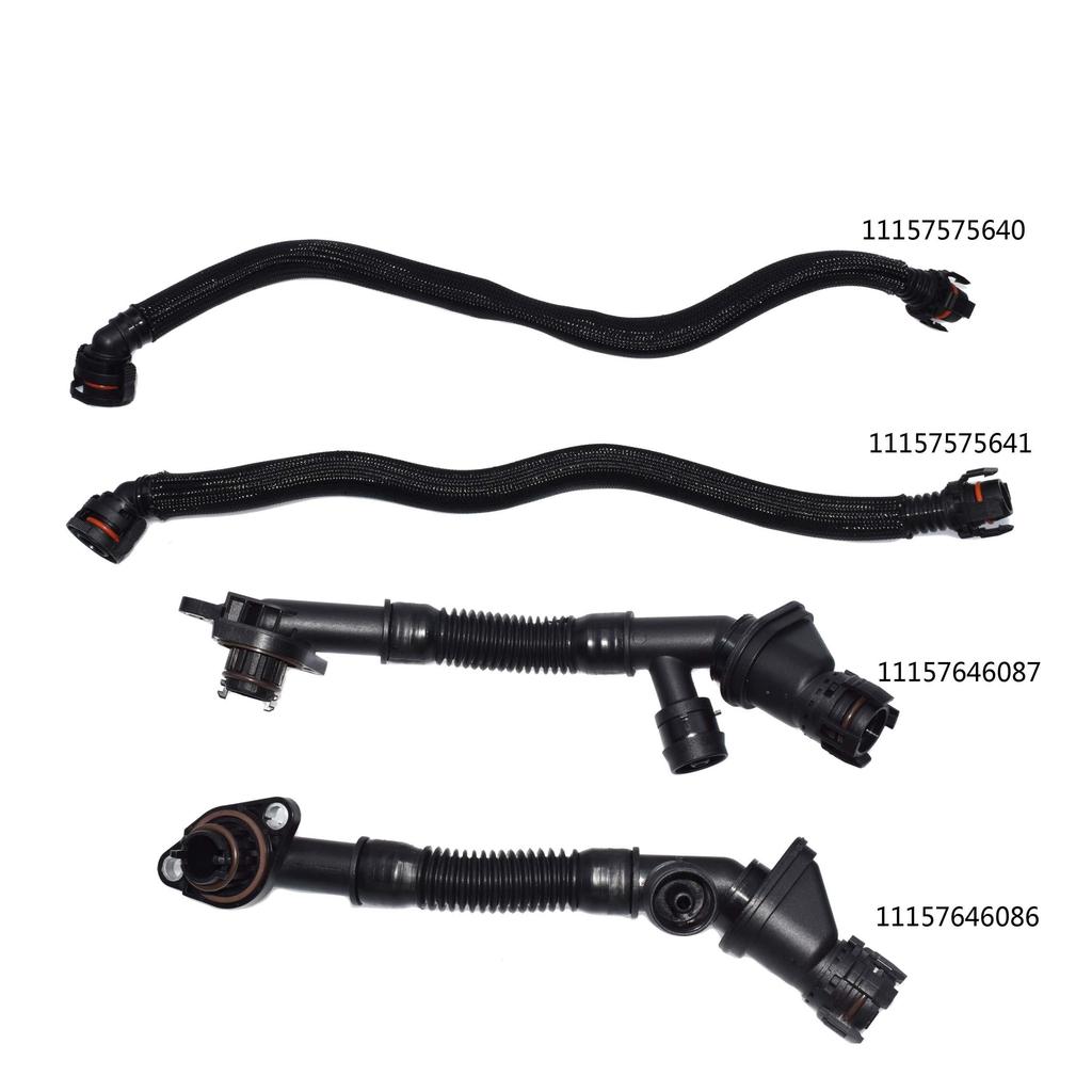 Breather Crankcase Vent Valve Hose Pipe To Intake - Cylinders For BMW X6 X5 550i 650i 750Li 750i GT xDrive Alpina B7 4.4L V8