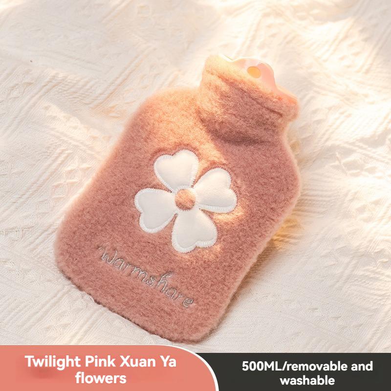 New 500/1000ml Cute Large Warmer Hot Water Bag for Period Pain Stuffed Menstrual Colic Heater Plush Hand Warmer Halloween Gifts