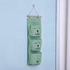 Waterproof Wall-Mounted Fabric Storage Bag for Bedside or Dorm Room