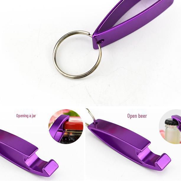 Zakázkový přívěsek na klíče z hliníkové slitiny otvírák na pivo s QR kódem