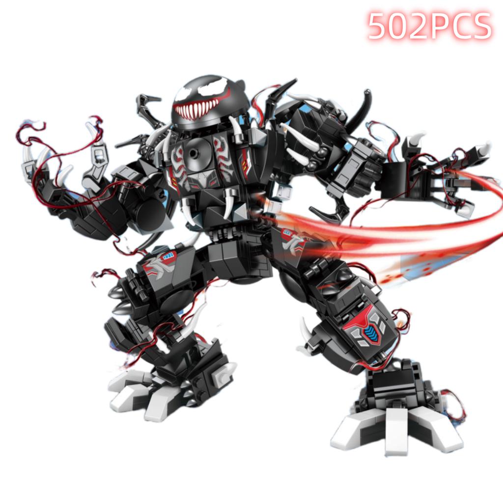 Disney Building Blocks Mini Model Figures Compatible Spiderman Iron Man Venom Captain Hawk Deadpool Technic Armor City Gift Toys